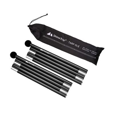Outdoor Aluminum Alloy Canopy Pole Beach Tent Support Frame Camping Accessories Top Ball Telescopic Hall Pole