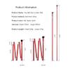 Outdoor Aluminum Alloy Canopy Pole Beach Tent Support Frame Camping Accessories Top Ball Telescopic Hall Pole view 3