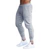 BUXKR Men's Slim Joggers Workout Pants for Gym Running and Bodybuilding Athletic Bottom Sweatpants with Deep Pockets,Light Grey,M view 1