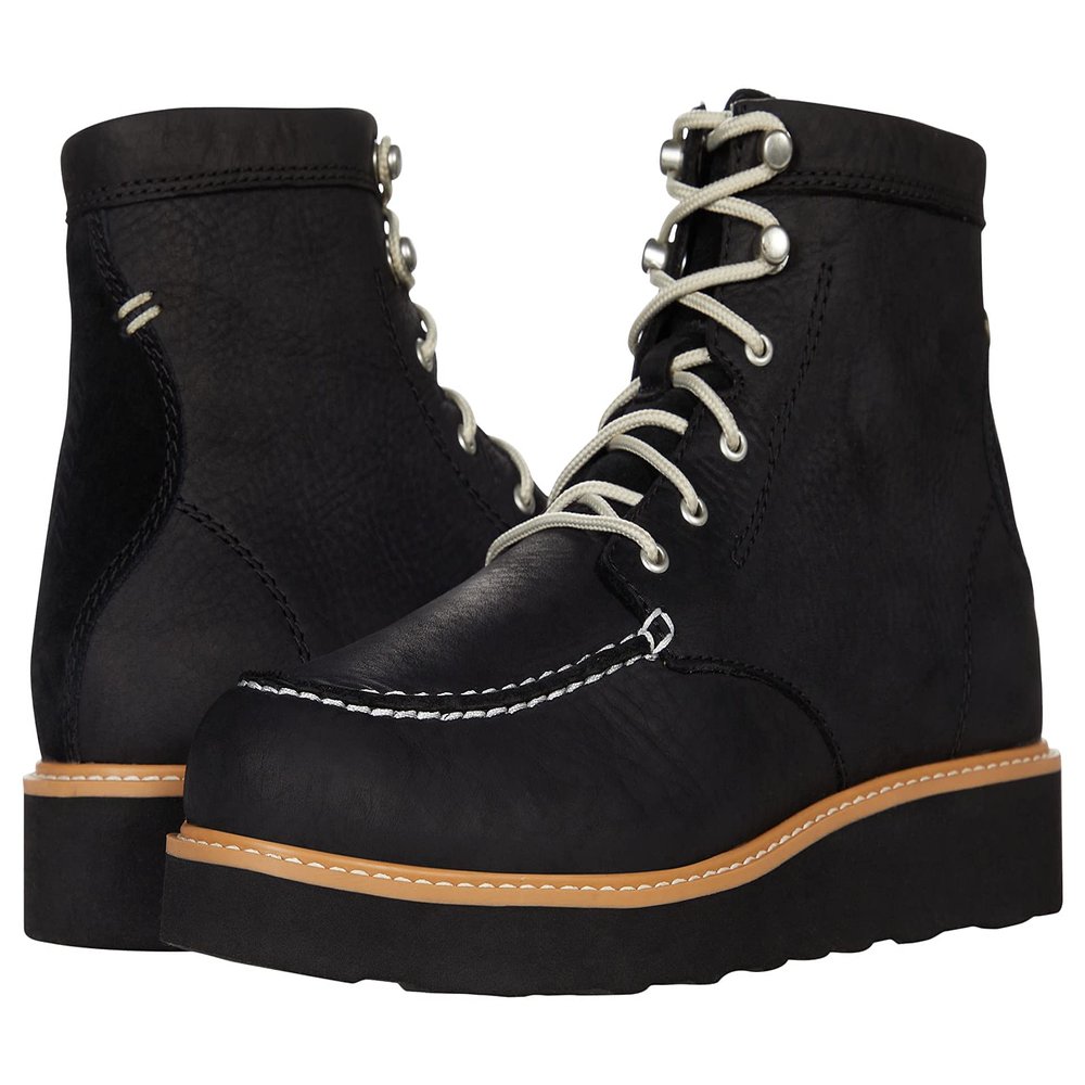 Kodiak Scotia Mocc Vamp Wedge Black 7.5 M