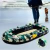 LCJD Portable Inflatable Kayak, Adults Inflatable Kayak Boat Set,for Water Sports Swimming Beach Pool Fishing Drifting,4person Boat view 1