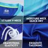 Custom Soccer Jersey for Mens Womens Adults Kids Soccer Short and Shirt with Name Number Team Logo  Light Blue view 3