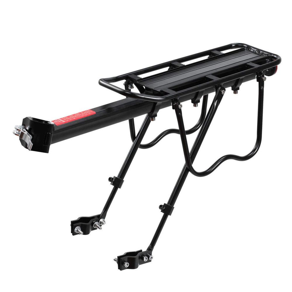 FAVOMOTO Bike Rack Rear Frame-Mounted Heavy Duty Cycle Accessory for Rod 50kg Capacity Random Color