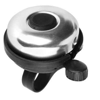 Bicycle Accessories Aluminum Bike Bell Right Hand Bicycle Bike Bell Aluminum Loud Crisp Horn Sound Alarm for Safety Cycling Handlebar Ringer Bike Parts (Color : Silver1)