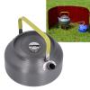 Tea Kettle Water Pot, 1.2L Camping Water Boilling Pot, Aluminium Alloy Water Teapot Coffee Kettle Fast Water Boiling Picnic Outdoor Wild Camping Essential Tool, Bbq Tools view 3