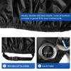 Favoto Motorcycle Cover 104" All Season with Night Reflective Stripes + Favoto Bike Chain Lock 5 Digit Combination Anti-Theft Bicycle Lock view 4
