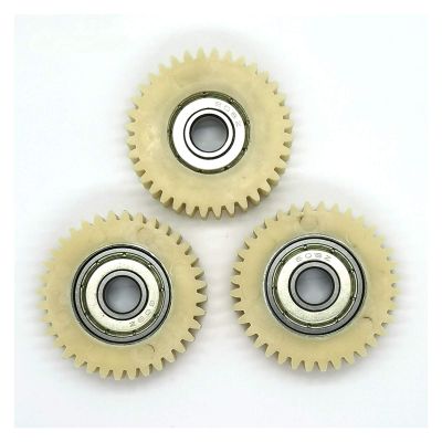 KHJK CHFENG-GG 3pcs 36 Teeth 38mm OD for Electrical Bike Engine PA66 Plastic for Bicycle Motor Tricycle Clutch Gearbox Spur Nylon Gears