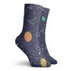 GULTMEE Fashion Compression Socks,Zodiac And Planets Colorful Pattern Galaxy Universe Science Illustration,Performance Polyester Cushioned Athletic Crew Socks for Running,Athletic, -12 inch view 2