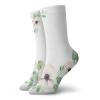 GULTMEE Fashion Compression Socks,Round Composition With Flourishing Fresh Bedding Plants And Stems,Performance Polyester Cushioned Athletic Crew Socks for Running,Athletic, -12 inch view 1