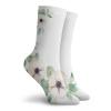 GULTMEE Fashion Compression Socks,Round Composition With Flourishing Fresh Bedding Plants And Stems,Performance Polyester Cushioned Athletic Crew Socks for Running,Athletic, -12 inch view 2