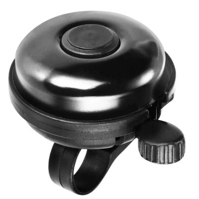 Bicycle Accessories Aluminum Bike Bell Right Hand Bicycle Bike Bell Aluminum Loud Crisp Horn Sound Alarm for Safety Cycling Handlebar Ringer Bike Parts (Color : Black)