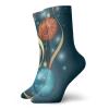 GULTMEE Funky Colorful Cushion Sport Socks,Vivid Classical Baubles With Ribbons And Different Patterns Abstract,Athletic Cushioned Running Performance Crew Socks For Men/Women, -12 inch view 1