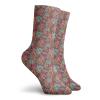 GULTMEE Funny Compression Socks Women and Men,Hand Drawn Composition With Flowers Stars And Hearts Romantic Abstract Design,Best for Circulation,Running,Athletic,Nurse,Travel, -12 inch view 2