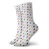 GULTMEE Funny Compression Socks Women and Men,Diagonal Oval Geometric Motif Modern Urban Style Colorful Graphic Illustration,Best for Circulation,Running,Athletic,Nurse,Travel, -12 inch view 1