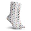GULTMEE Funny Compression Socks Women and Men,Diagonal Oval Geometric Motif Modern Urban Style Colorful Graphic Illustration,Best for Circulation,Running,Athletic,Nurse,Travel, -12 inch view 2