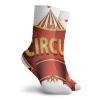 GULTMEE Fashion Compression Socks,A Circus Sign Baroque Style Big Top Enjoyment Theme Marquee Nightlife Retro,Performance Polyester Cushioned Athletic Crew Socks for Running,Athletic, -12 inch view 2