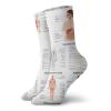 GULTMEE Funny Compression Socks Women and Men,Complete Chart Of Different Organ Body Structures Cell Life Medical Illustration,Best for Circulation,Running,Athletic,Nurse,Travel, -12 inch view 1