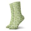 GULTMEE Funky Colorful Cushion Sport Socks,Ladybugs On Leaves With Abstract Dragonflies Seasonal Foliage,Athletic Cushioned Running Performance Crew Socks For Men/Women, -12 inch view 1