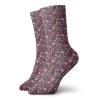 Fashion Compression Socks,Pattern With Autumn Leaves Berries Poppies And Acorns Fall Season Foliage Theme Print,Performance Polyester Cushioned Athletic Crew Socks for Running,Athletic, -12 inch view 1