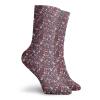 Fashion Compression Socks,Pattern With Autumn Leaves Berries Poppies And Acorns Fall Season Foliage Theme Print,Performance Polyester Cushioned Athletic Crew Socks for Running,Athletic, -12 inch view 2