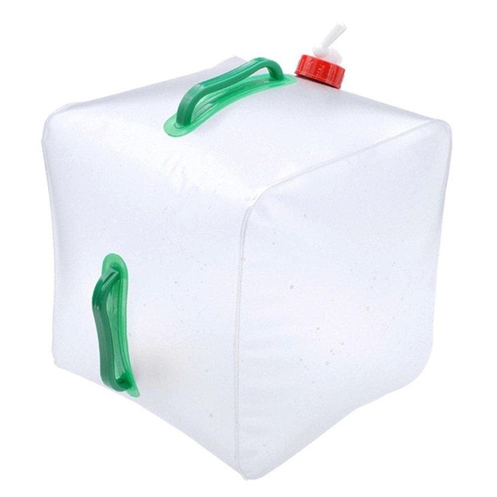 Naysku Collapsible Water Container with Spigot, Food-Grade Camping Water Storage Carrier Jug for Outdoors Hiking Hurricane Emergency, Foldable Portable Water Canteen, 20L