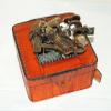 Antique Solid Brass Nautical Sextant with Handmade Leather Case Marine Maritime view 1