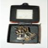 Antique Solid Brass Nautical Sextant with Handmade Leather Case Marine Maritime view 2
