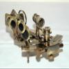 Antique Solid Brass Nautical Sextant with Handmade Leather Case Marine Maritime view 3