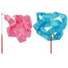 FAZHBARY Blue and Pink Rhythmic Gymnastics Wands Praise Dancing Streamers for Kids Baton Twirling Talent Shows Artistic Dancing