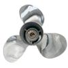 ARKDOZA Boat Propeller 11 3/8x12 Fit for Yamaha Outboard 40HP-55HP 3 Blades Stainless Steel Prop SS 13 Tooth Propel RH OEM NO: 663-45952-02-EL 11.375x12 view 2