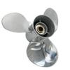 ARKDOZA Boat Propeller 11 3/8x12 Fit for Yamaha Outboard 40HP-55HP 3 Blades Stainless Steel Prop SS 13 Tooth Propel RH OEM NO: 663-45952-02-EL 11.375x12 view 4