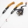 63cm Ultra-Short Fishing Rod and Reel Set, Mini Ice Fishing Rod Reel Set, 119g Super Light Rod Reel Combo, Childrens Fishing Rod, Beginner Fishing, Boat Fishing Rod, Trout Rod ZYHYD view 1
