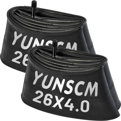 2-PCS 26x4.0 E-Bike Tubes 26x4 Bicycle Tire Tubes AV32mm Scharder Valve Compatible with 26 x 4.0/4.25/4.5 102/114-559 Fat Bike Bicycle Inner Tubes