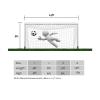 Tomotato Soccer Goal Net, Sports Soccer Goal Post Net Football Net Replacement for Sports Match Training view 4