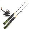 61cm Ultra-Short Fishing Rod and Reel Set, 74g Ultra-Light Childrens Fishing Rod, Mini Spinning Combination, ice Fishing Rod, Beginner Fishing, Boat Fishing Rod, Ladies Fishing Rod, Trout Rod ZYHYD view 1