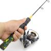 61cm Ultra-Short Fishing Rod and Reel Set, 74g Ultra-Light Childrens Fishing Rod, Mini Spinning Combination, ice Fishing Rod, Beginner Fishing, Boat Fishing Rod, Ladies Fishing Rod, Trout Rod ZYHYD view 4