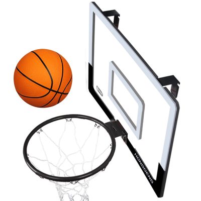 Basketball Hoop Portable Basketball Hoop for Teenagers and Children, Indoor and Outdoor Wall-Mounted Basketball Hoops, Used in Home Office Bedroom, Easy to Install (Color : Kit 1, Size : 30cm)