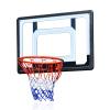Basketball Hoop Basketball Hoop for Teenagers and Children, Indoor and Outdoor Wall-Mounted Basketball Hoops, with Metal Basket and PC Backboard Kit, Easy to Install view 1
