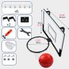 Basketball Hoop Indoor and Outdoor Portable Basketball Hoop, with Metal Hoop and Basketball Kit, Used for Basketball Fun Training for Children and Adolescents (Size : 30cm) view 2