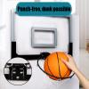 Basketball Hoop Indoor and Outdoor Portable Basketball Hoop, with Metal Hoop and Basketball Kit, Used for Basketball Fun Training for Children and Adolescents (Size : 30cm) view 4