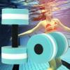 Owill-home Water Dumbbells - Set of 2 Water Aerobic Exercise Foam Dumbbell Pool Resistance, Water Weights Fitness Gear Aquatic Dumbbells for Minimum Stress Training (Blue) view 4