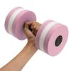 Owill-home Owill Water Dumbbells - Set of 2 Water Aerobic Exercise Foam Dumbbell Pool Resistance, Water Weights Fitness Gear Aquatic Dumbbells for Minimum Stress Training (Pink) view 3