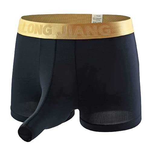 Men's Elephant Trunk Underwear Boxer Pants Fashion U-shaped Ice Silk Traceless Soft Comfy Lightweight Underpants