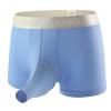 Men's Elephant Trunk Underwear Boxer Pants Fashion U-shaped Ice Silk Traceless Soft Comfy Lightweight Underpants view 1