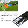 Tent Pole Support, 2 pcs 7 Sections Outdoor Camping Fiberglass Tent Pole Replacements Rod Double Tent Pole Support Frames Kit Tent Support Replacement Accessories for Camping Backpacking Hiking view 3
