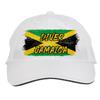 Makoroni - Diver Jamaica Jamaica Jamaican Hat Adjustable Cap, DesP70 White view 1