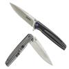 Smith's 51275 Infima Pocketknife  Black  3.26 Stainless Steel Blade + Handle  Slim Design  Flip Open  Pocket Clip  Everyday Carry  Liner Lock Straight Edge Blade  G10 Inlay  Gift for Men view 1