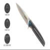 Smith's 51275 Infima Pocketknife  Black  3.26 Stainless Steel Blade + Handle  Slim Design  Flip Open  Pocket Clip  Everyday Carry  Liner Lock Straight Edge Blade  G10 Inlay  Gift for Men view 3