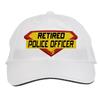 Makoroni - Retired Police Officer Career Hat Adjustable Cap, DesN65 White view 1