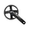 Full Speed Ahead Vero Pro JIS 1X 42T Crankset - Lightweight Forged Aluminum Bike Cranks with 172.5mm Length, Polished Anodized Black Finish, Square Interface, 120mm BCD, Advanced Performance & Precisi view 1